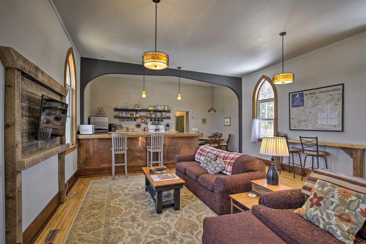 Renovated Historic Church Along Namekagon River! Seeley Exterior photo